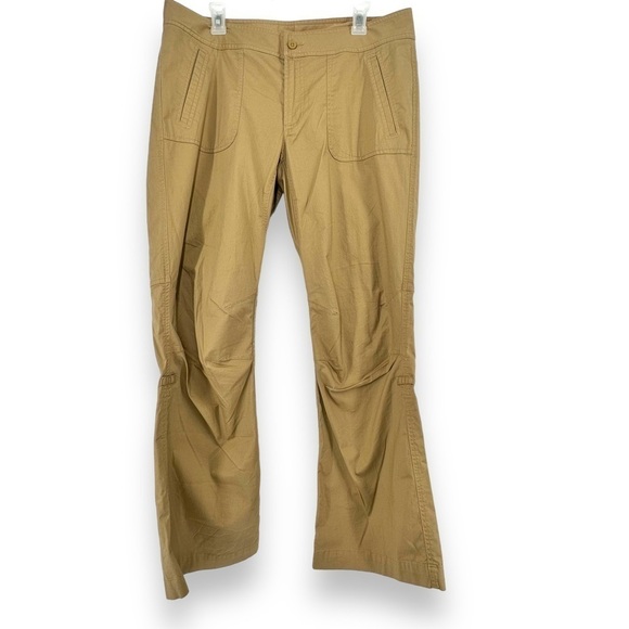 NWT The North Face Convertible Wide Leg Pants Tan Women's Size 14 NWT - Picture 1 of 13
